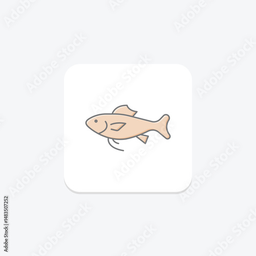 Cod, vector, pixel perfect, illustrator file