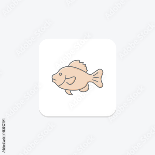 Frogfish, vector, pixel perfect, illustrator file