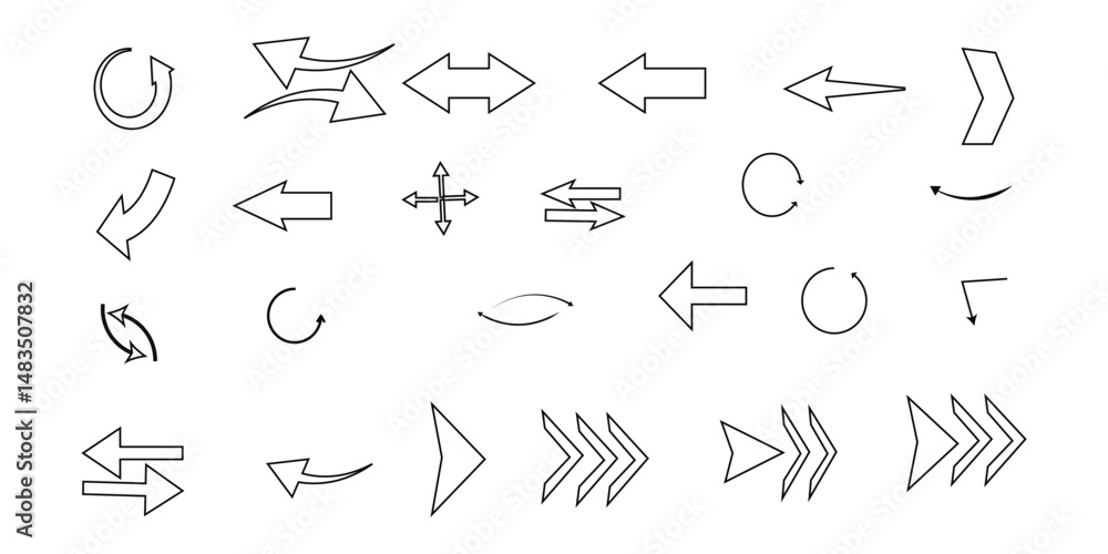 Black arrow icon big sets. Vector arrow illustration
Black arrow icon big sets. Vector arrow illustration