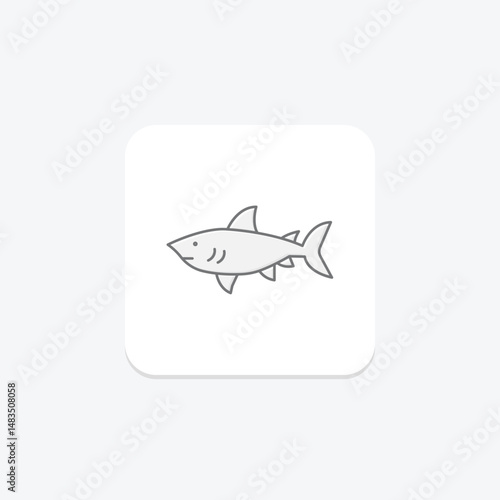 Dogfish, vector, pixel perfect, illustrator file