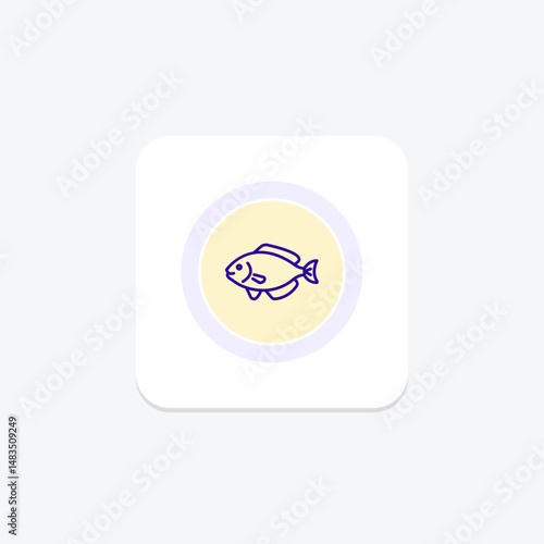 Halibut, vector, pixel perfect, illustrator file