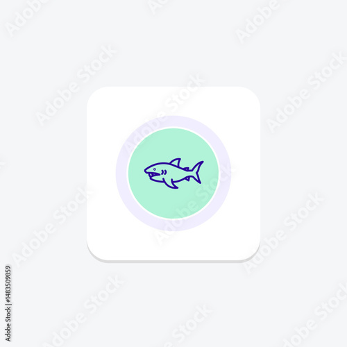 Megamouth Shark, vector, pixel perfect, illustrator file