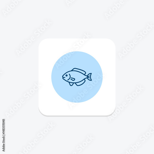 Halibut, vector, pixel perfect, illustrator file