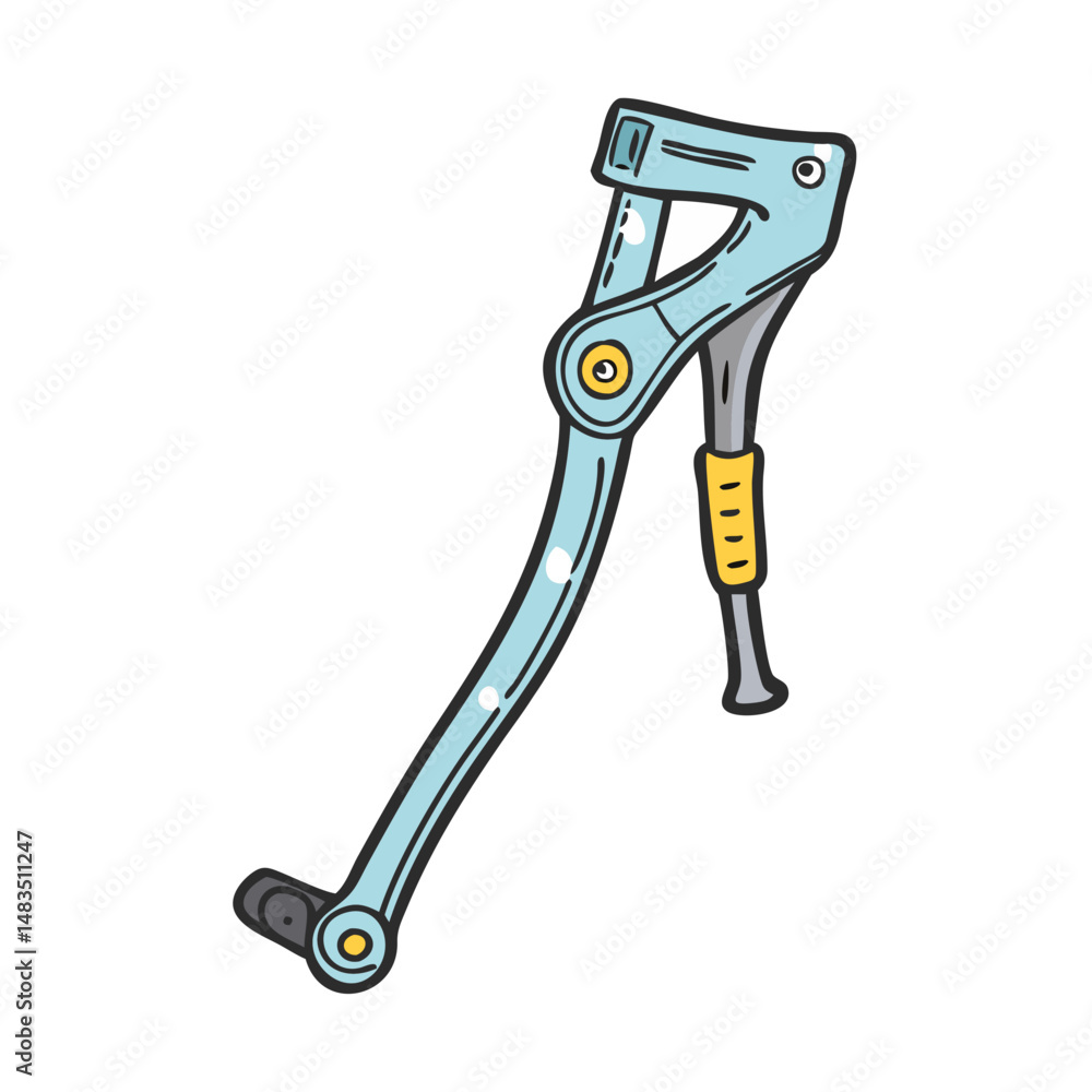 bike kickstand icon, bike kickstand vector illustration-simple illustration of bike kickstand, perfect for bike kickstand logos and icons bike kickstand icon, bike kickstand vector illustration-simple illustration of bike kickstand, perfect for bike kickstand logos and icons