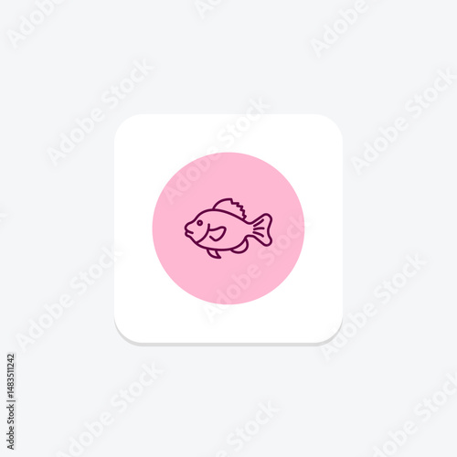 Frogfish, vector, pixel perfect, illustrator file