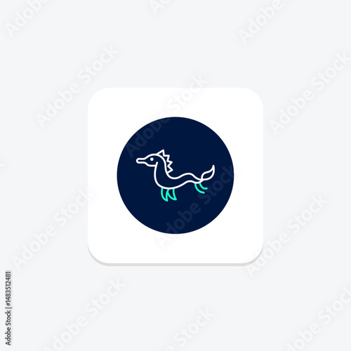 Sea Dragon, vector, pixel perfect, illustrator file Free Download Sea Dragon, vector, pixel perfect, illustrator file - GFXLoad