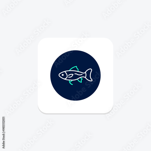 Guppy, vector, pixel perfect, illustrator file