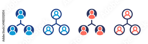 Network icon sheet multiple style collection