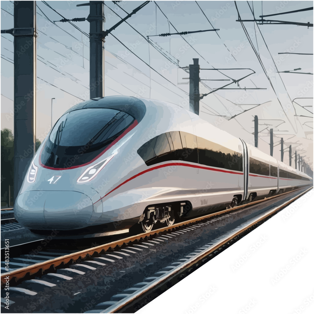 Naklejka premium Supersonic