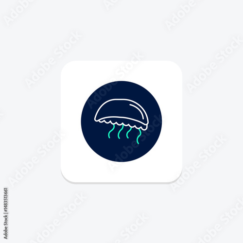 Portuguese Man O' War, vector, pixel perfect, illustrator file