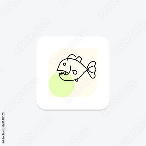 Anglerfish, vector, pixel perfect, illustrator file