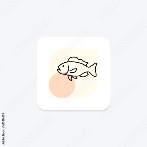 Grouper, vector, pixel perfect, illustrator file