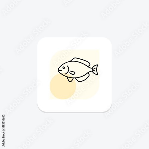 Halibut, vector, pixel perfect, illustrator file