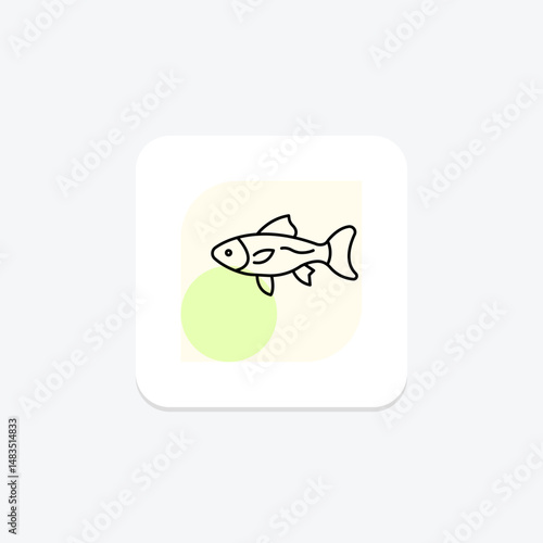 Guppy, vector, pixel perfect, illustrator file
