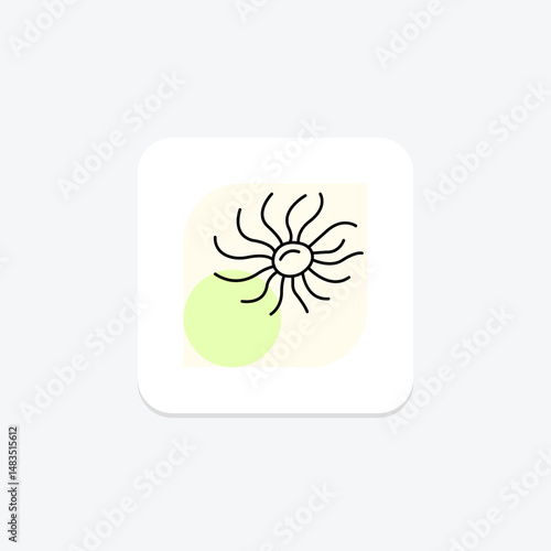 Sea Anemone, vector, pixel perfect, illustrator file