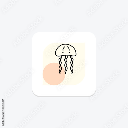 Comb Jelly, vector, pixel perfect, illustrator file