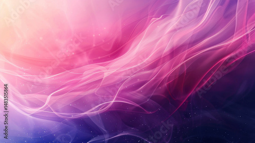 Wallpaper Mural Dreamy abstract background purple pink swirling light lines soft texture Torontodigital.ca