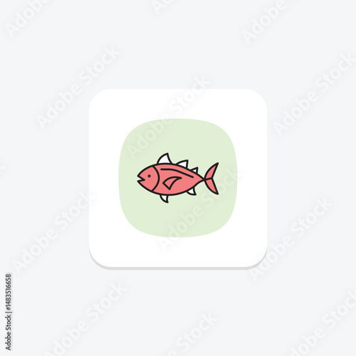 Tuna, vector, pixel perfect, illustrator file