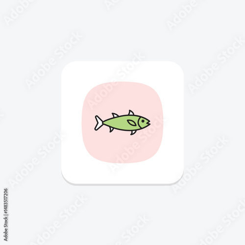 Mackerel, vector, pixel perfect, illustrator file
