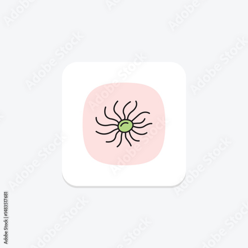 Sea Anemone, vector, pixel perfect, illustrator file