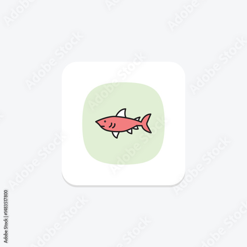 Dogfish, vector, pixel perfect, illustrator file