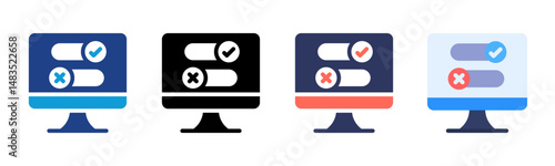 Switch icon sheet multiple style collection