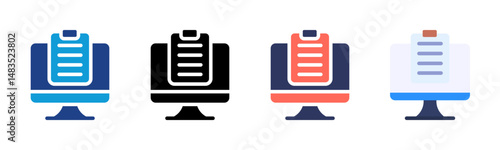 Usability icon sheet multiple style collection