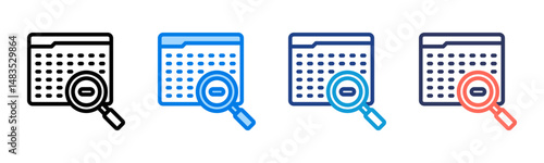 Code icon sheet multiple style collection