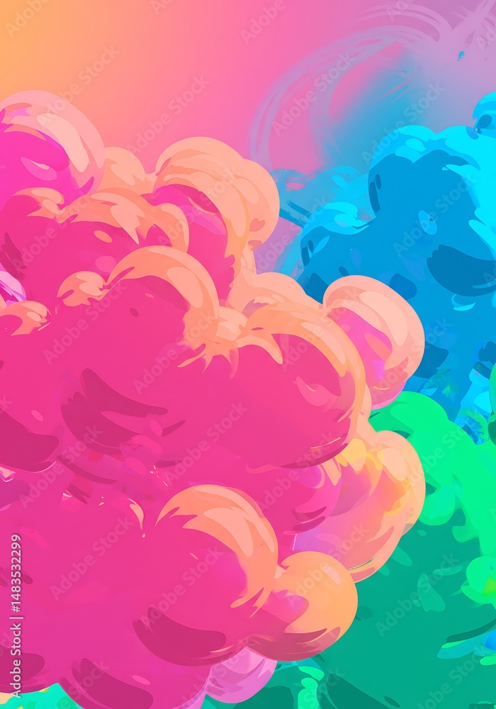 Fototapeta premium Chromatic Dreamscape