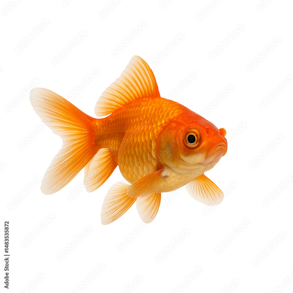 Golden Fish's Underwater Dance: Witness the captivating beauty of a vibrant goldfish, its radiant scales glistening, gracefully gliding through isolated on transparent or white background png Golden Fish's Underwater Dance: Witness the captivating beauty of a vibrant goldfish, its radiant scales glistening, gracefully gliding through isolated on transparent or white background png