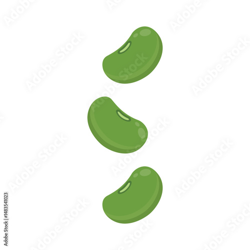 Mung Bean Icon Set Vector Design.