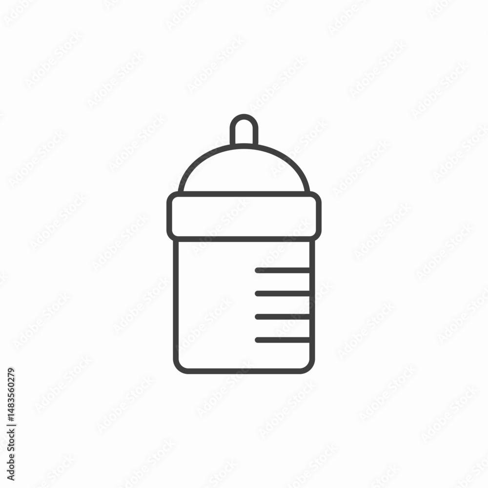 baby bottle icon sign vector baby bottle icon sign vector