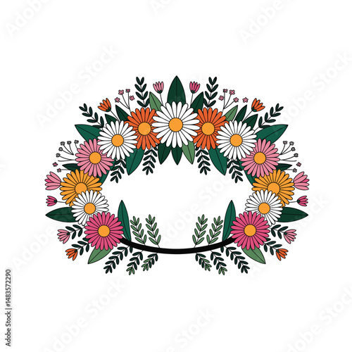 Wallpaper Mural Wedding flowers concept vector illustration. Elements for wedding designs, invitations, etc. Spring flowers Torontodigital.ca