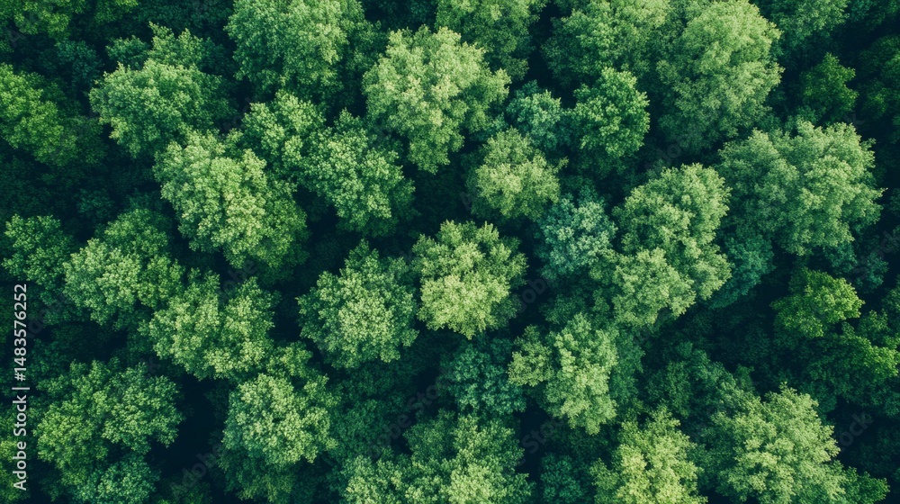 Aerial View of Lush Green Forest Canopy Aerial View of Lush Green Forest Canopy