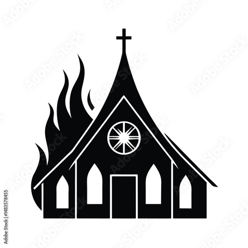 church icon vector illustration