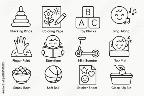 Early childhood activities: toys, crafts, and learning for children