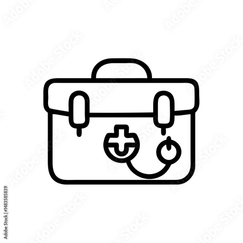 Icon of a doctorchest / first aid kit