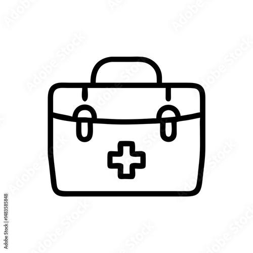 Icon of a doctorchest / first aid kit
