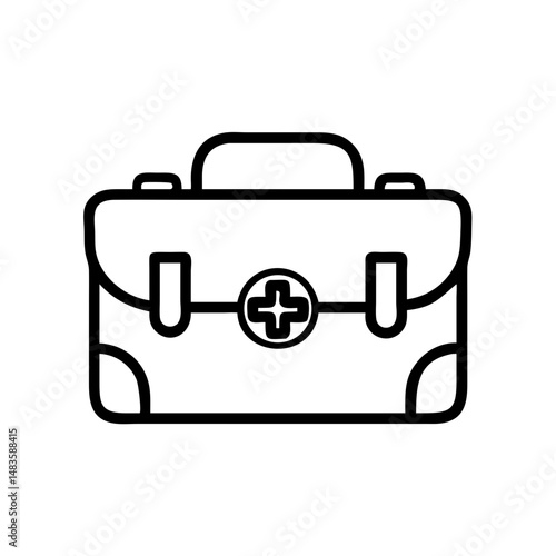 Icon of a doctorchest / first aid kit