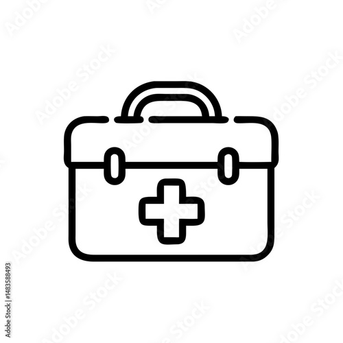 Icon of a doctorchest / first aid kit