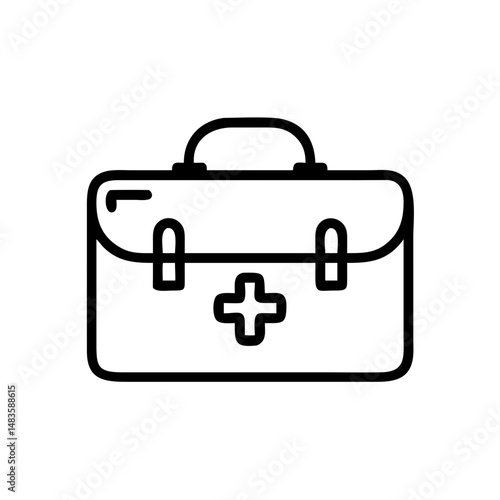 Icon of a doctorchest / first aid kit