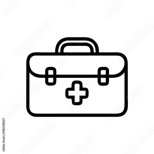Icon of a doctorchest / first aid kit