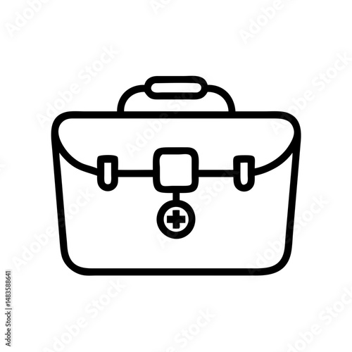 Icon of a doctorchest / first aid kit
