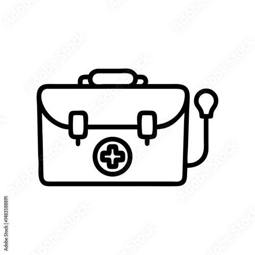 Icon of a doctorchest / first aid kit