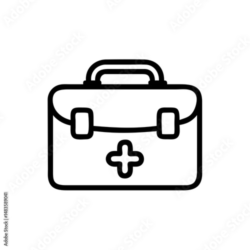 Icon of a doctorchest / first aid kit