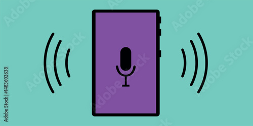 Android voice assistant illustration