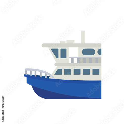 passenger ship ferry cruise vector symbol sign icon illustration vector