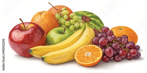 Watercolor Still Life Vibra...