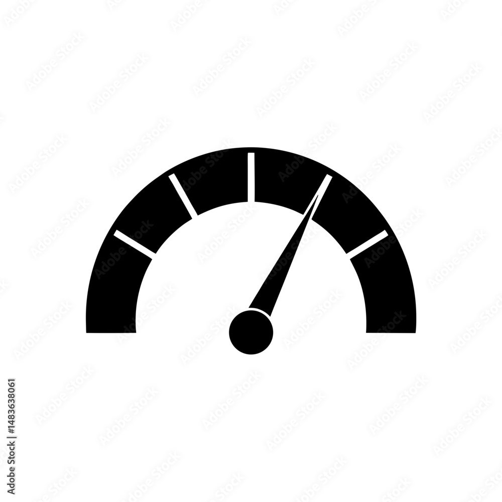 credit score gauge icon on white background .svg credit score gauge icon on white background .svg