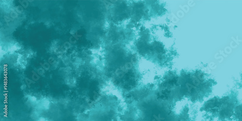 Smoky Motion of Cyan-Toned Mist Expanding Over a Quiet Blue Background

